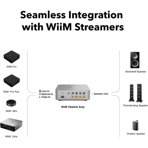 WIIM VIBELINK AMP, STEREO STIPRINTUVAS SU PFFB WIIM VIBELINK AMP, STEREO STIPRINTUVAS SU PFFB