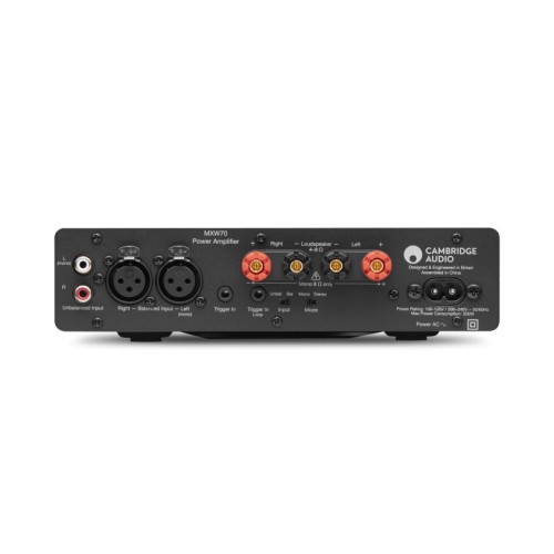 CAMBRIDGE AUDIO MXW70, KOMPAKTIŠKAS STEREO GALIOS STIPRINTUVAS CAMBRIDGE AUDIO MXW70, KOMPAKTIŠKAS STEREO GALIOS STIPRINTUVAS