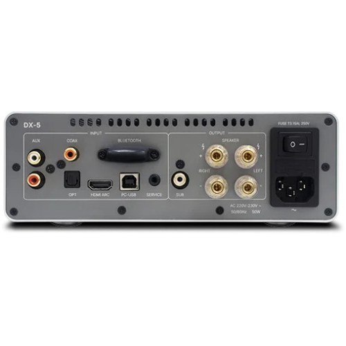 ROTEL DX-5, INTEGRUOTAS STEREO STIPRINTUVAS SU DAC IR BLUETOOTH