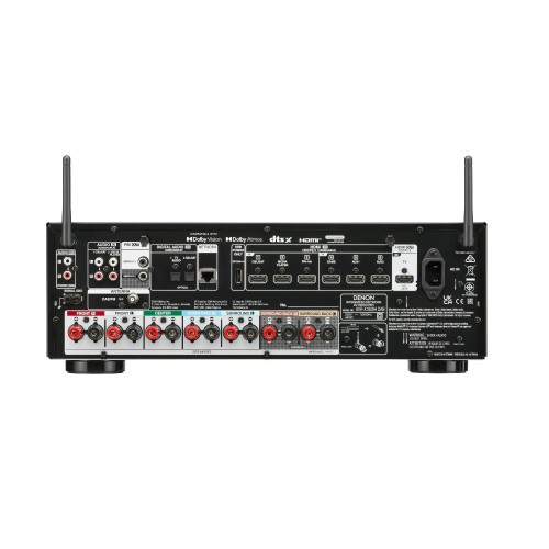 DENON AVR-X1800HDAB, 7.2 KANALŲ NAMŲ KINO STIPRINTUVAS SU DOLBY ATMOS, HEOS IR 8K