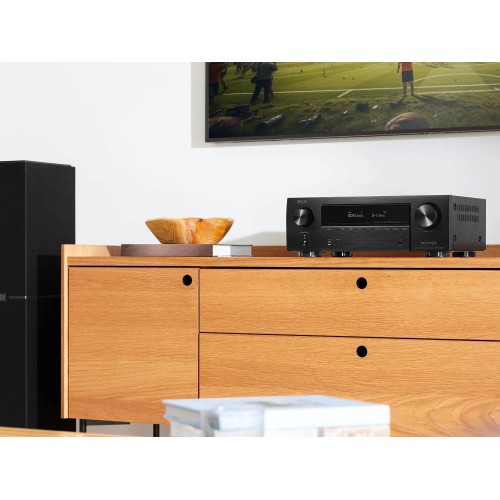 DENON AVR-X1800HDAB, 7.2 KANALŲ NAMŲ KINO STIPRINTUVAS SU DOLBY ATMOS, HEOS IR 8K