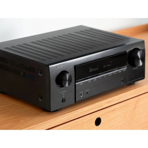DENON AVR-X1800HDAB, 7.2 KANALŲ NAMŲ KINO STIPRINTUVAS SU DOLBY ATMOS, HEOS IR 8K