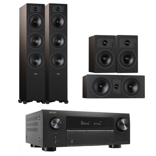 NAMŲ KINO KOMPLEKTAS DENON AVR-X2800H SU INDIANA LINE TESI