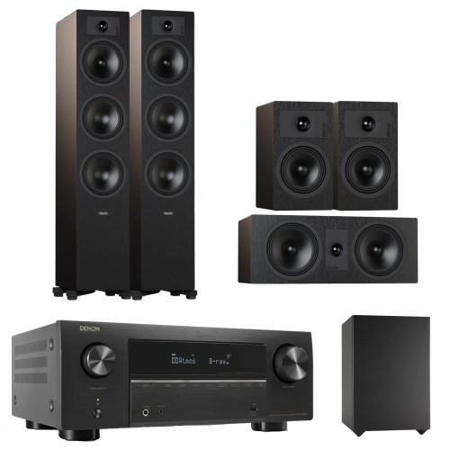NAMŲ KINO KOMPLEKTAS DENON AVR-X2800H SU INDIANA LINE TESI