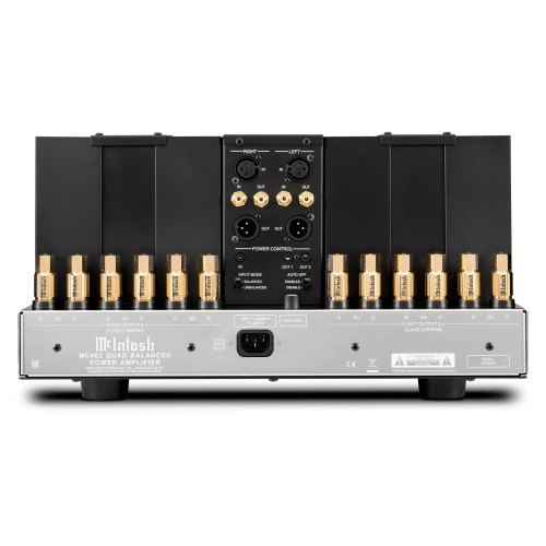 MCINTOSH MC462, 2-JŲ KANALŲ TRANZISTORINIS GALIOS STIPRINTUVAS MCINTOSH MC462, 2-JŲ KANALŲ TRANZISTORINIS GALIOS STIPRINTUVAS
