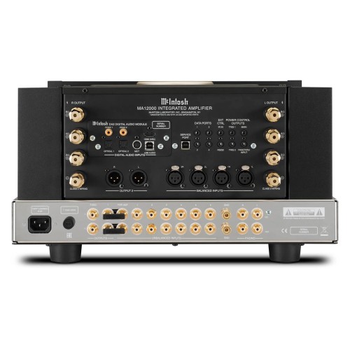 MCINTOSH MA12000, 2-JŲ KANALŲ INTEGRUOTAS HIBRIDINIS STIPRINTUVAS