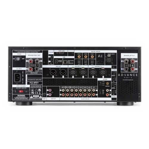 ADVANCE PARIS A12 APEX, INTEGRUOTAS STEREO STIPRINTUVAS SU HDMI EARC ADVANCE PARIS A12 APEX, INTEGRUOTAS STEREO STIPRINTUVAS SU HDMI EARC