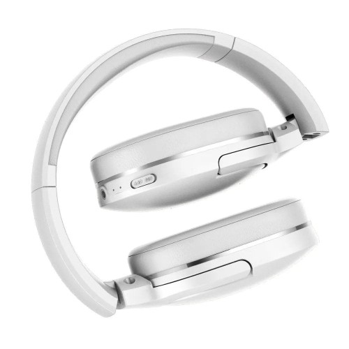 BASEUS WIRELESS ENCOK D02 WHITE, OVER-EAR BELAIDĖS AUSINĖS BASEUS WIRELESS ENCOK D02 WHITE, OVER-EAR BELAIDĖS AUSINĖS