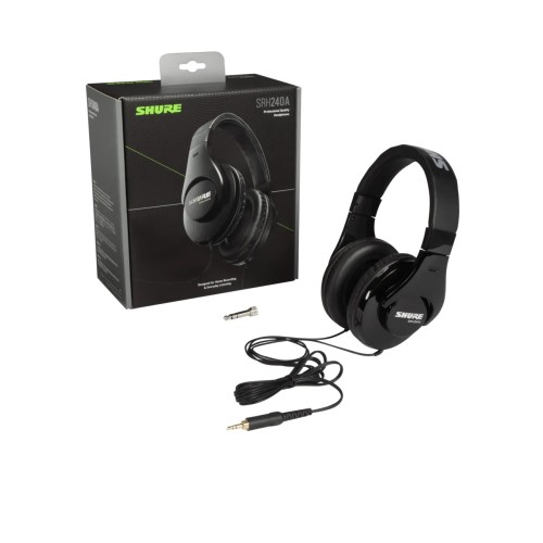 SHURE SRH240A, OVER-EAR AUSINĖS SHURE SRH240A, OVER-EAR AUSINĖS
