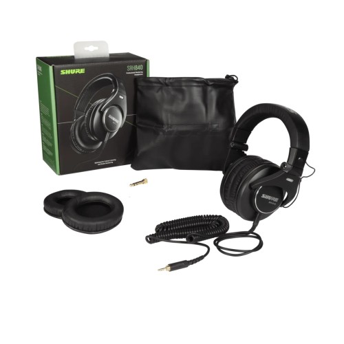 SHURE SRH840, PROFESIONALIOS OVER-EAR AUSINĖS SHURE SRH840, PROFESIONALIOS OVER-EAR AUSINĖS