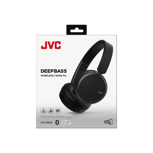 JVC, HA-S36W-BU, JUODOS SP. DINAMINĖS AUSINĖS, MIKROFONAS