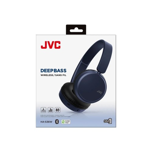 JVC, HA-S36W-AU, MĖLYNOS SP. DINAMINĖS AUSINĖS, MIKROFONAS