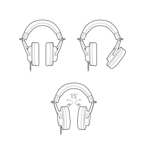 AUDIO-TECHNICA ATH-M20X, OVER-EAR PROFESIONALIOS MONITORINĖS AUSINĖS AUDIO-TECHNICA ATH-M20X, OVER-EAR PROFESIONALIOS MONITORINĖS AUSINĖS
