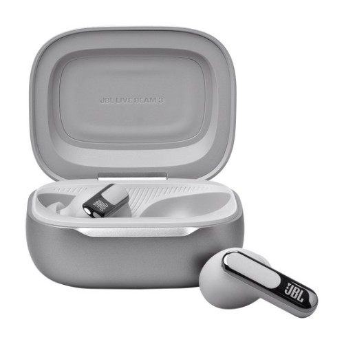 JBL LIVE BEAM 3, IN-EAR BELAIDĖS TRIUKŠMĄ SLOPINANČIOS AUSINĖS, SU IŠMANIU DĖKLU, BELAIDŽIU KROVIMU