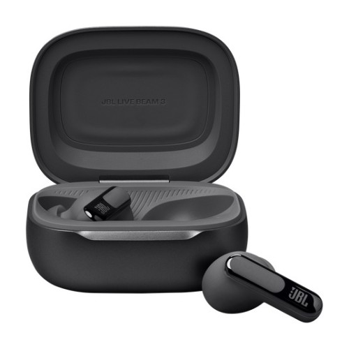 JBL LIVE BEAM 3, IN-EAR BELAIDĖS TRIUKŠMĄ SLOPINANČIOS AUSINĖS, SU IŠMANIU DĖKLU, BELAIDŽIU KROVIMU