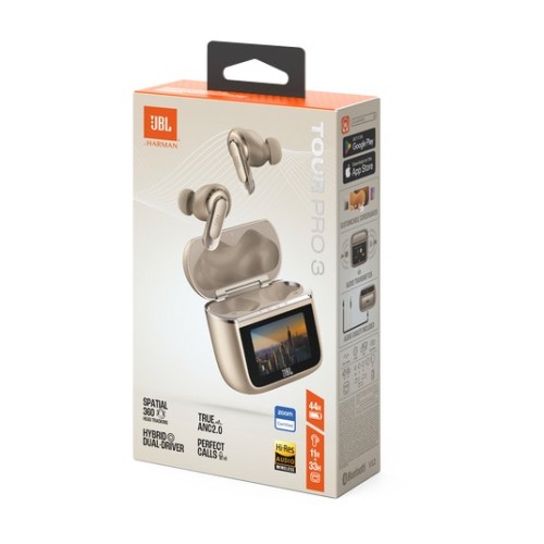 JBL TOUR PRO 3, IN-EAR BELAIDĖS TRIUKŠMĄ SLOPINANČIOS AUSINĖS, SU IŠMANIU DĖKLU, BELAIDŽIU KROVIMU JBL TOUR PRO 3, IN-EAR BELAIDĖS TRIUKŠMĄ SLOPINANČIOS AUSINĖS, SU IŠMANIU DĖKLU, BELAIDŽIU KROVIMU