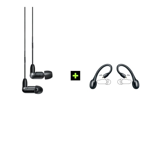 SHURE AONIC 3 TRUE WIRELESS EARPHONE BUNDLE, AUSINIŲ IR BELAIDŽIŲ AUSI SHURE AONIC 3 TRUE WIRELESS EARPHONE BUNDLE, AUSINIŲ IR BELAIDŽIŲ AUSI