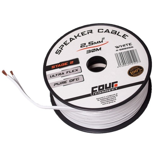 FOUR CONNECT 4-800266 OFC-MINISPOOL BALTAS 2X2.5MM2, 30M