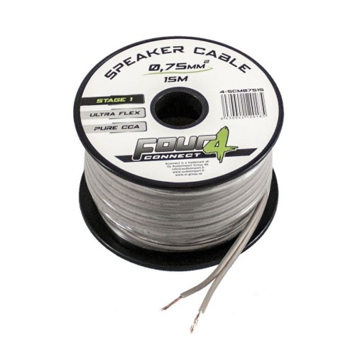 FOUR CONNECT 4-SCM07515 MINISPOOL 2X0.75MM2,15M