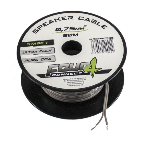 FOUR CONNECT 4-SCM07530 MINISPOOL 2X0.75MM2, 30M