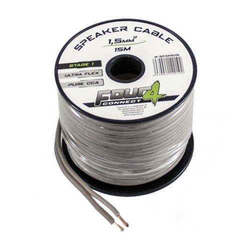 FOUR CONNECT 4-SCM1515 MINISPOOL 2X1.5MM2,15M