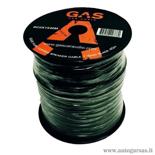 GARSIAKALBIŲ LAIDAS GAS PURE COPPER SC 2 X 1.50 MM²/1M