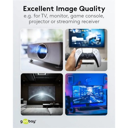 GOOBAY 8K AOC ULTRA HIGH SPEED HDMI, OPTINIS HDMI KABELIS (10M) GOOBAY 8K AOC ULTRA HIGH SPEED HDMI, OPTINIS HDMI KABELIS (10M)