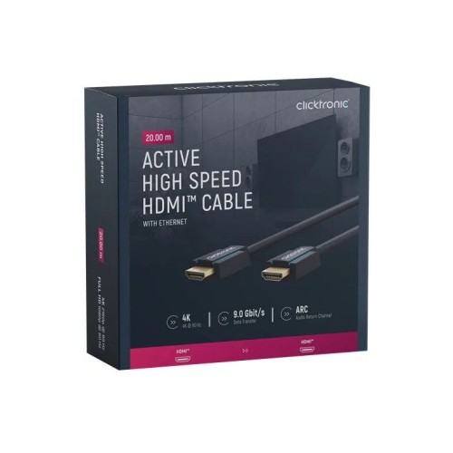 GOOBAY ACTIVE HIGH SPEED HDMI™, (20 M.) AKTYVUS HDMI KABELIS