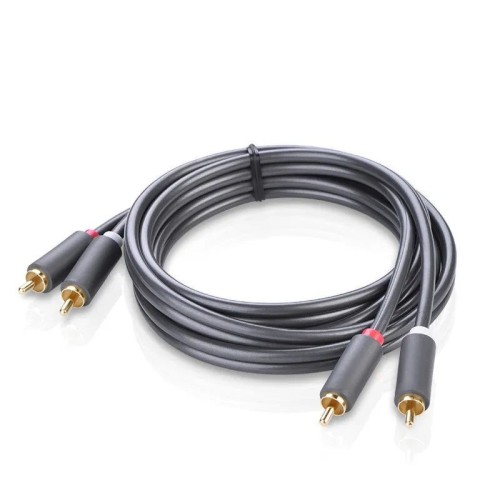 UGREEN 2X RCA (CINCH), SIGNALINIS RCA KABELIS 5M UGREEN 2X RCA (CINCH), SIGNALINIS RCA KABELIS 5M