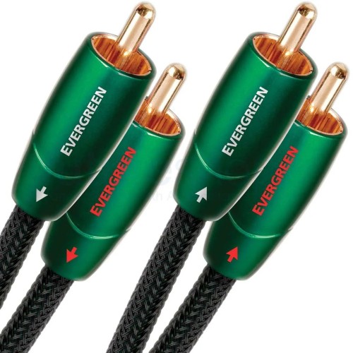 AUDIOQUEST EVERGREEN 2 RCA TO 2 RCA, SIGNALINIS RCA KABELIS 1.5M AUDIOQUEST EVERGREEN 2 RCA TO 2 RCA, SIGNALINIS RCA KABELIS 1.5M