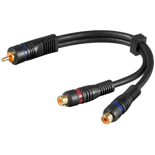 GOOBAY AUDIO Y, 0.2 M. SIGNALINIS RCA KABELIS