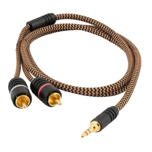 PROSON ARCTIC AUX 3.5MM - 2RCA, 1 M. SIGNALINIS KABELIS