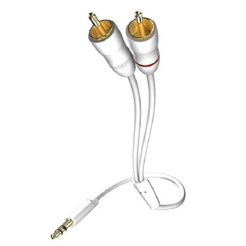 IN-AKUSTIK 2XRCA-3.5MM (1,5 M.), RCA KABELIS