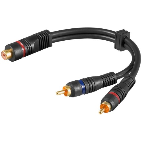 GOOBAY AUDIO Y RCA (0.2 M), KABELIS ADAPTERIS