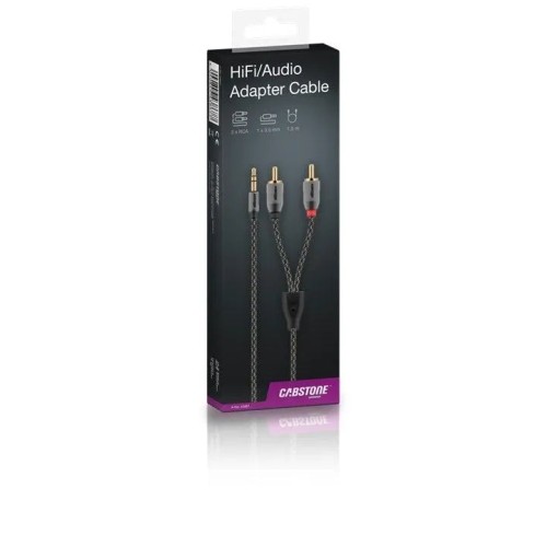 KABELIS RCA JACK, 2XRCA, 1X3.5MM KIŠTUKAI, 1.5M KABELIS RCA JACK, 2XRCA, 1X3.5MM KIŠTUKAI, 1.5M