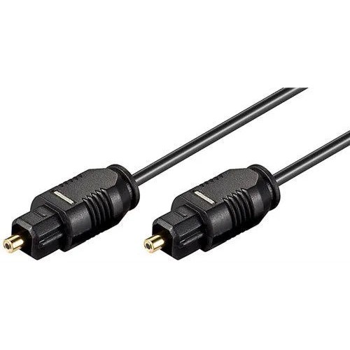GOOBAY TOSLINK CABLE, OPTINIS KABELIS 2.2 MM, 3 M, JUODAS
