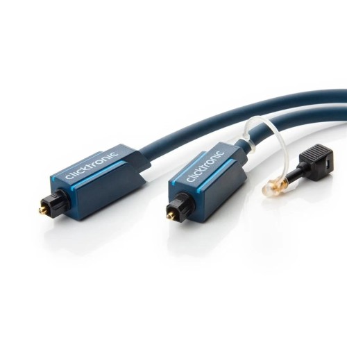 CLICKTRONIC OPTINIO KABELIO KOMPLEKTAS - OPTINIS SKAITMENINIS KABELIS + 3.5MM ADAPTERIS 3.0M