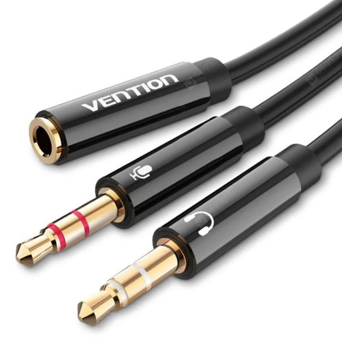 AUX PERĖJIMO LAIDAS, 3.5MM LIZDAS 4PIN- 2 X 3.5MM KIŠTUKAI 3PIN AUX PERĖJIMO LAIDAS, 3.5MM LIZDAS 4PIN- 2 X 3.5MM KIŠTUKAI 3PIN