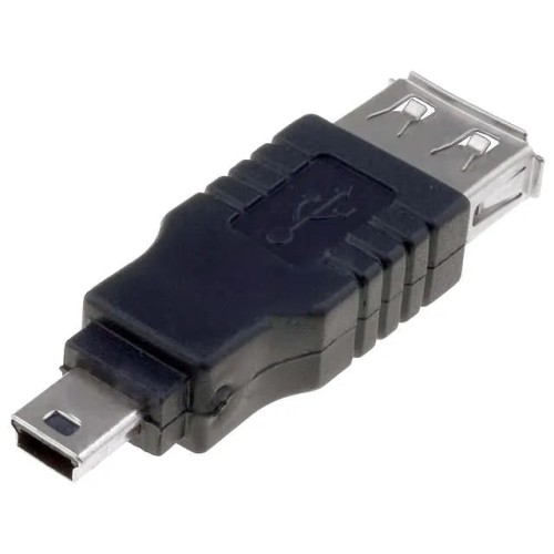 PERĖJIMO ADAPTERIS USB LIZDAS - MINI USB KIŠTUKAS, USB-BF/MUSB