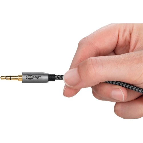 GOOBAY AUDIO CONNECTION CABLE AUX, 3.5 MM STEREO, GARSO KABELIS, 2 M GOOBAY AUDIO CONNECTION CABLE AUX, 3.5 MM STEREO, GARSO KABELIS, 2 M