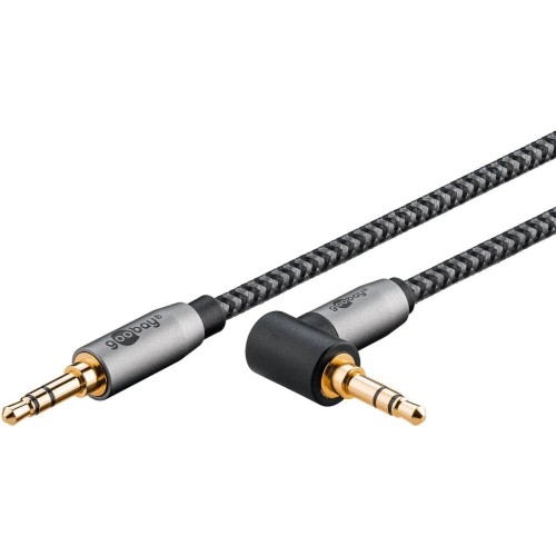GOOBAY AUDIO CONNECTION CABLE, AUX 3.5 MM GARSO LAIDAS, 0.5 M GOOBAY AUDIO CONNECTION CABLE, AUX 3.5 MM GARSO LAIDAS, 0.5 M