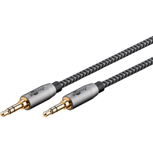 GOOBAY PLUS AUDIO CONNECTION CABLE, 3.5 MM AUX STEREO KABELIS, 0.5 M GOOBAY PLUS AUDIO CONNECTION CABLE, 3.5 MM AUX STEREO KABELIS, 0.5 M