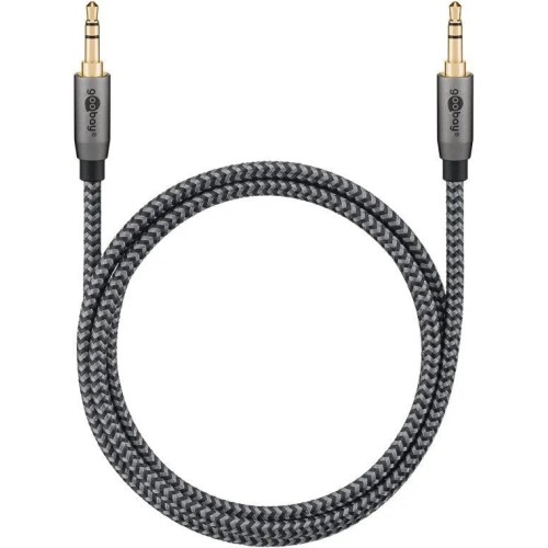 GOOBAY PLUS AUDIO CONNECTION CABLE, 3.5 MM AUX STEREO KABELIS, 0.5 M GOOBAY PLUS AUDIO CONNECTION CABLE, 3.5 MM AUX STEREO KABELIS, 0.5 M