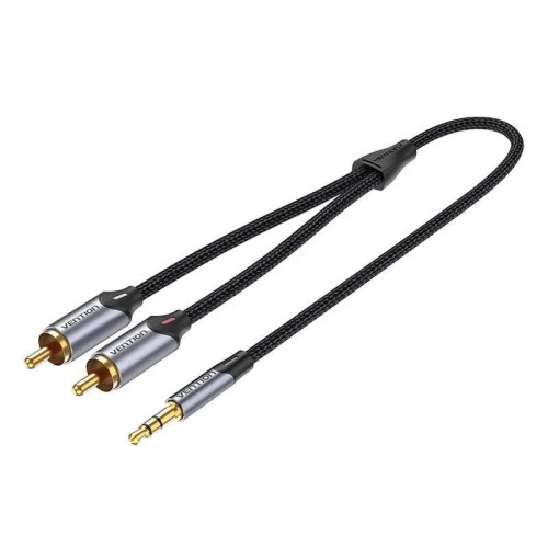 VENTION BCNBD, 2XRCA - 3.5MM AUX KABELIS 0.5M