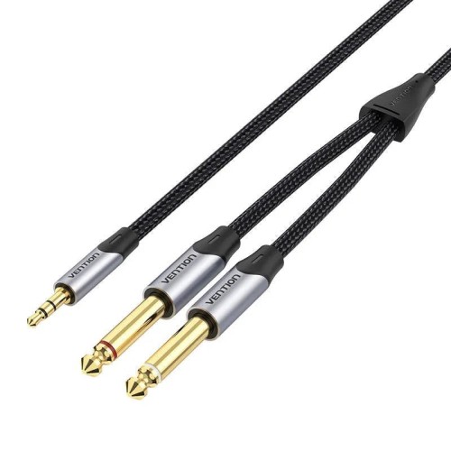 VENTION BARHG 1.5M KABELIS, AUX 3.5MM - 2X6.5MM