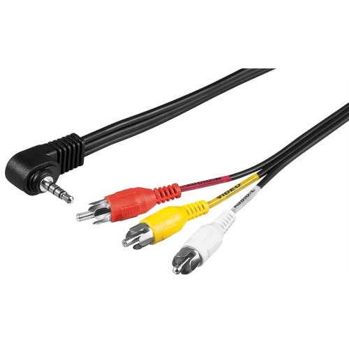 GOOBAY 3.5 MM AUDIO/VIDEO 1.5 M SIGNALINIS KABELIS- ADAPTERIS