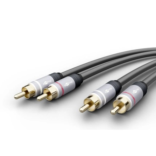 GOOBAY PLUS (5 M.), STEREO AUDIO KABELIS