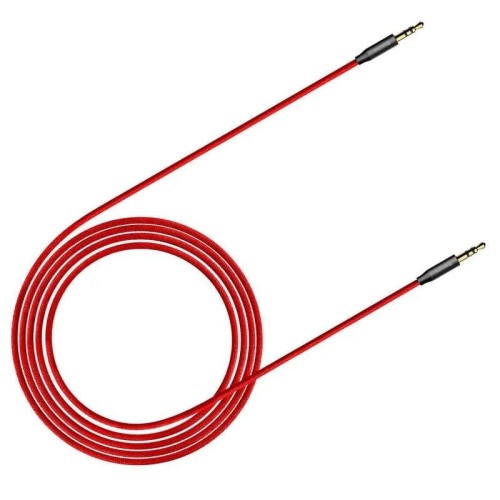 AUX ĮĖJIMO LAIDAS BASEUS AUX YIVEN CABLE BLACK/RED 1M, 3.5MM KIŠTUKAI AUX ĮĖJIMO LAIDAS BASEUS AUX YIVEN CABLE BLACK/RED 1M, 3.5MM KIŠTUKAI