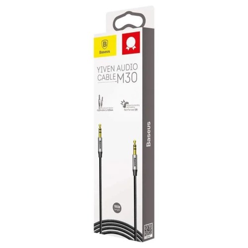 BASEUS AUX KABELIS, 3.5MM, 1M BASEUS AUX KABELIS, 3.5MM, 1M
