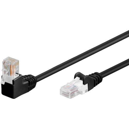 GOOBAY CAT 5E, (5 M) 1X 90° TINKLO KABELIS
